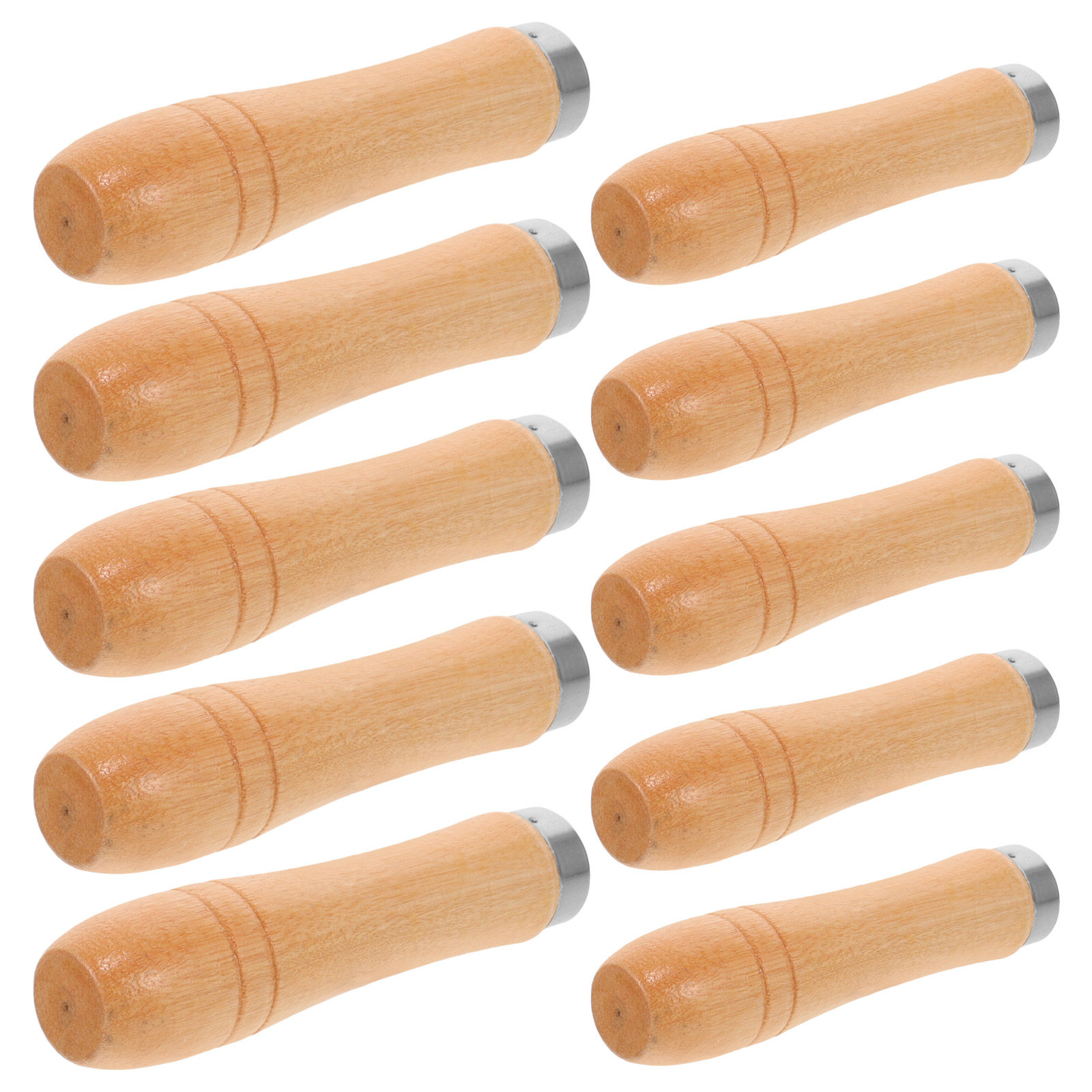Woodworking Files And Rasps - 10Pcs Ergonomic Wooden File Handles Portable