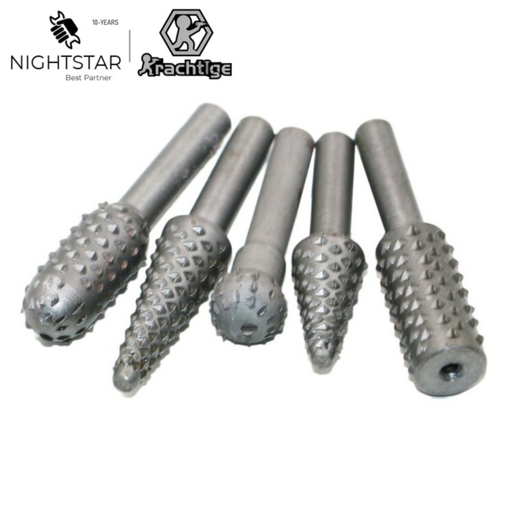 Woodworking Files And Rasps - Krachtige 5Pcs Rotary Rasp HSS Grinding