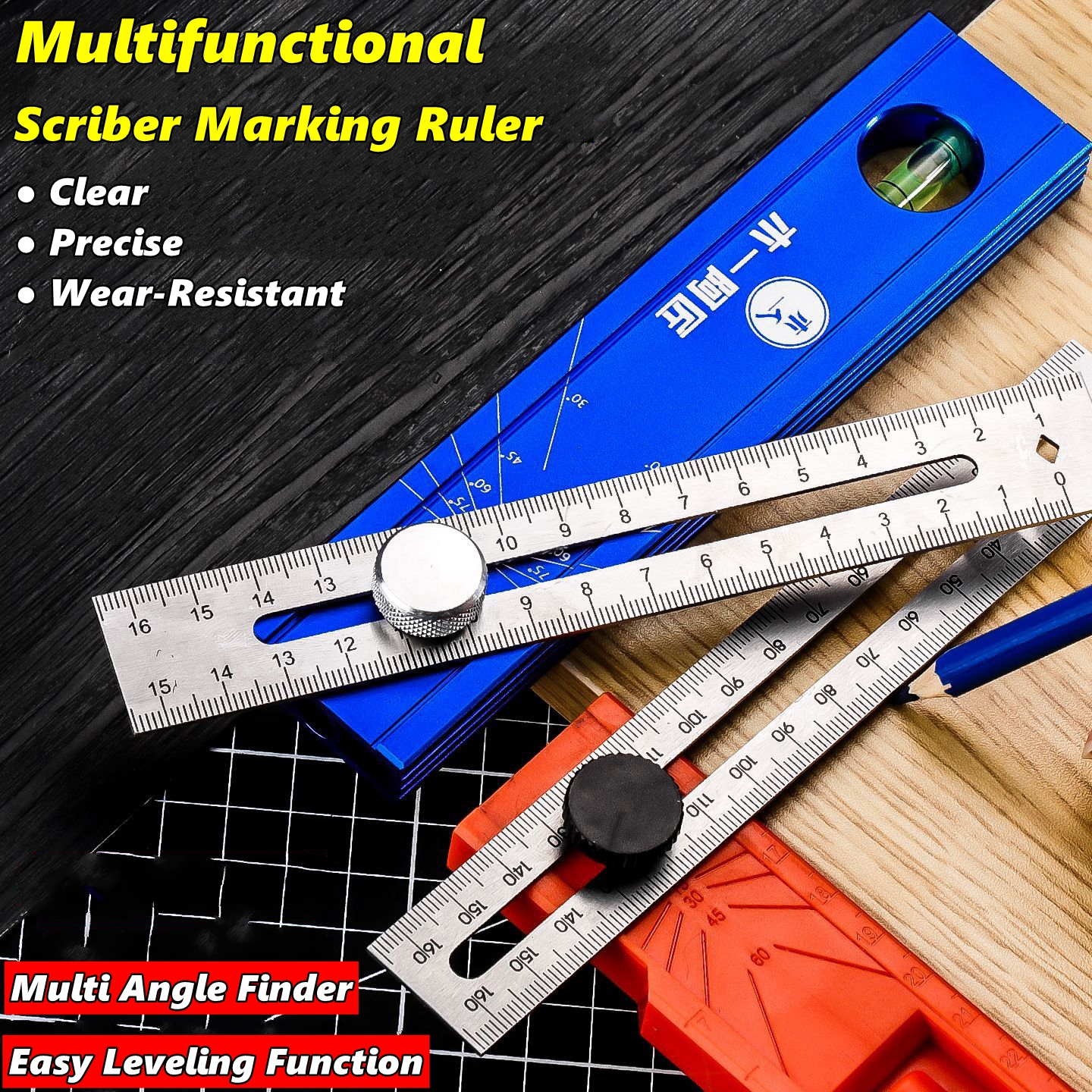 Woodworking Project - Scriber Marking Tools, Multi Angle Finder