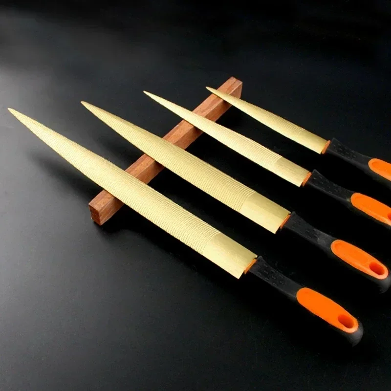 1PC Golden Tapered Rasp Wood F - Woodworking Files And Rasps review and price