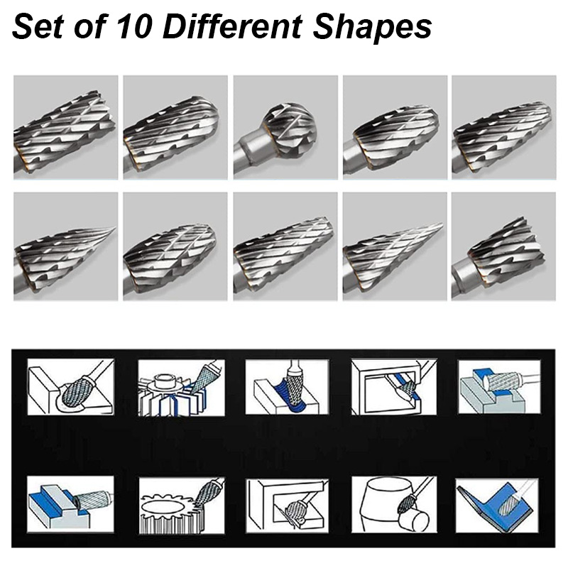 Tungsten Carbide Burr Set Bear - Woodworking Files And Rasps review and price