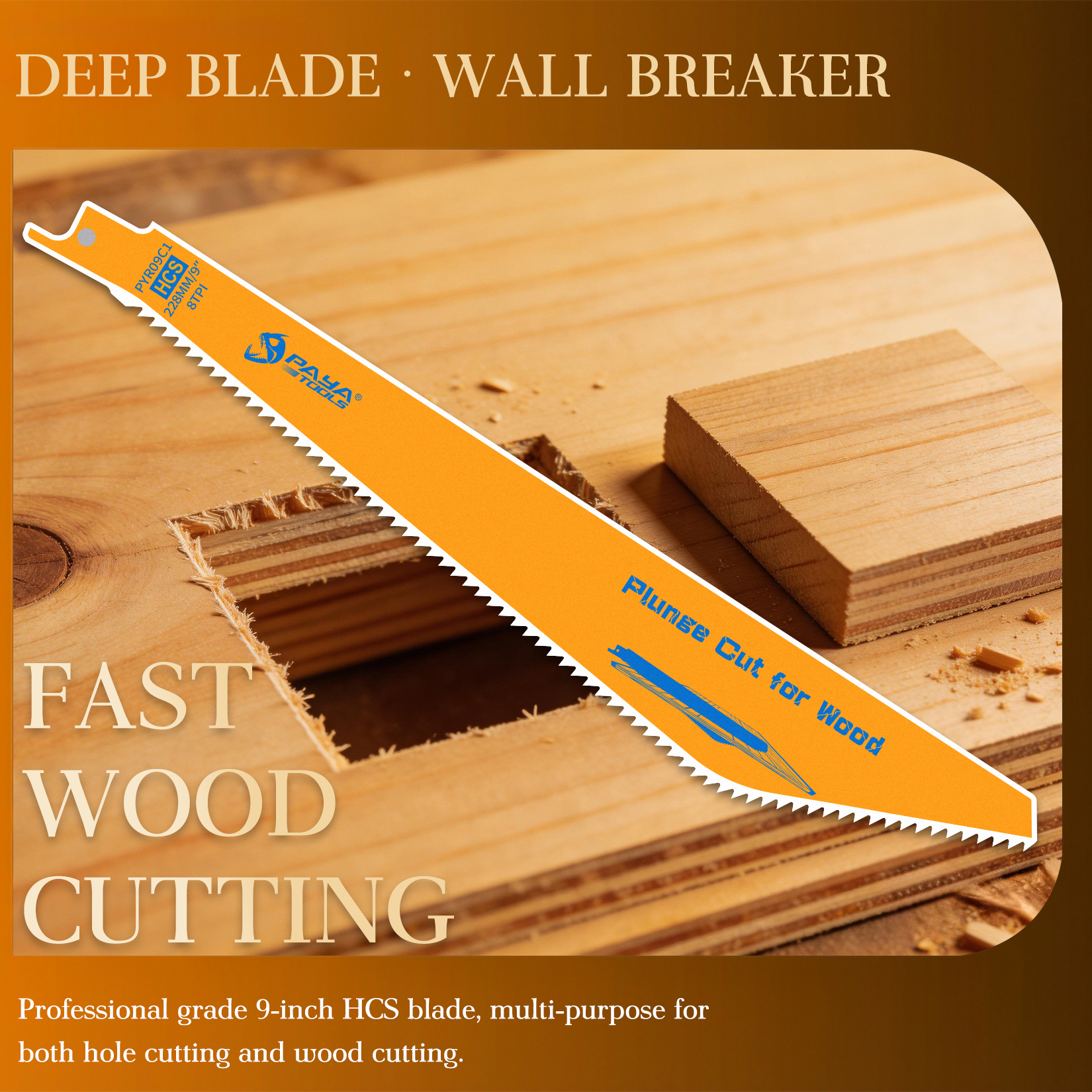 PAYA 5-PACK 9 Inch 8TPI Recipr - Woodworking Equipment review and price