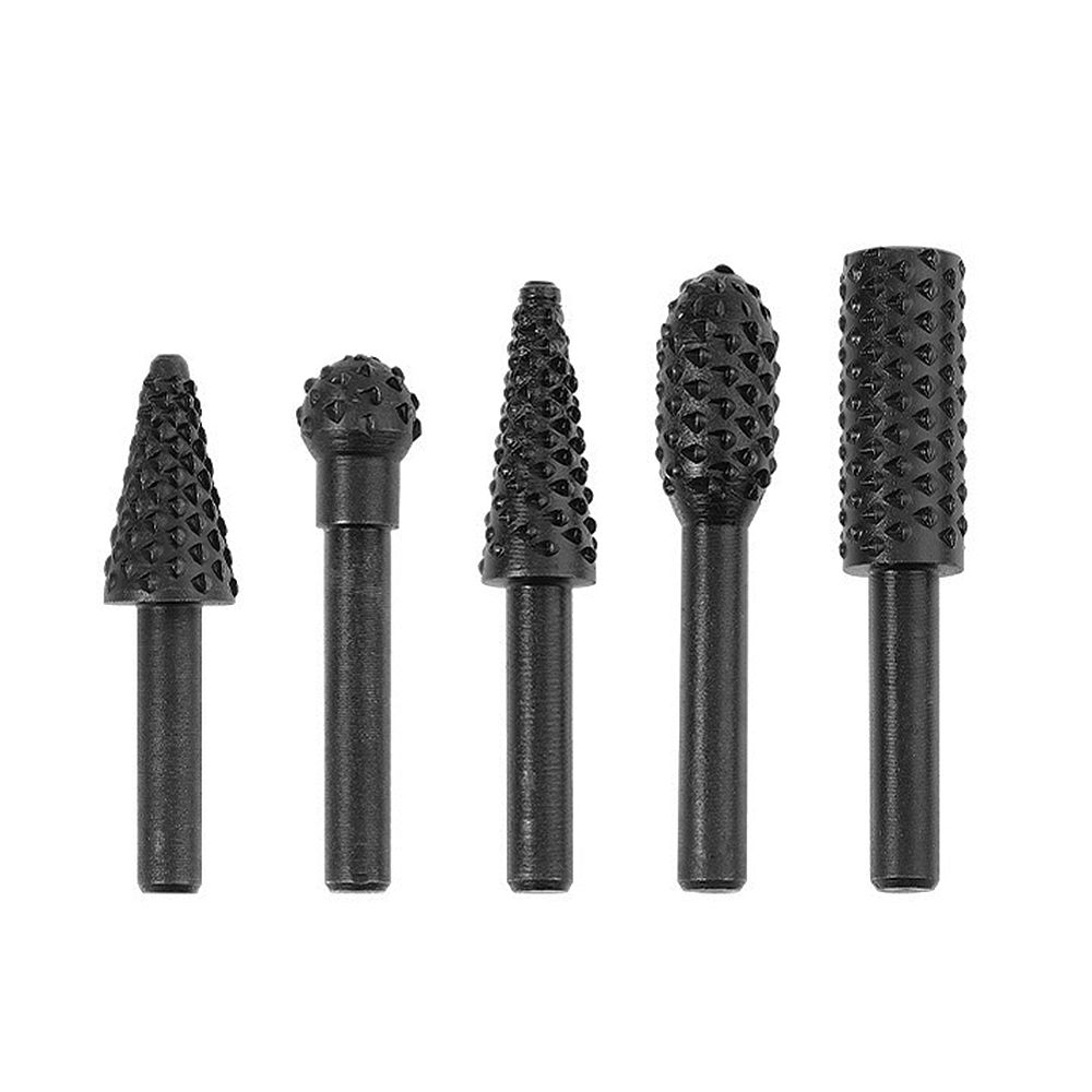 Krachtige 5Pcs Rotary Rasp HSS - Woodworking Files And Rasps review and price