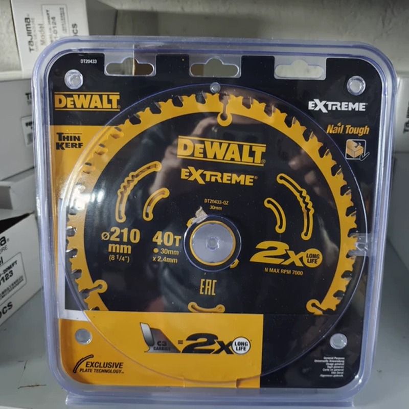 DEWALT DT20433 Extreme 210mm 4 - Woodworking Kerf review and price