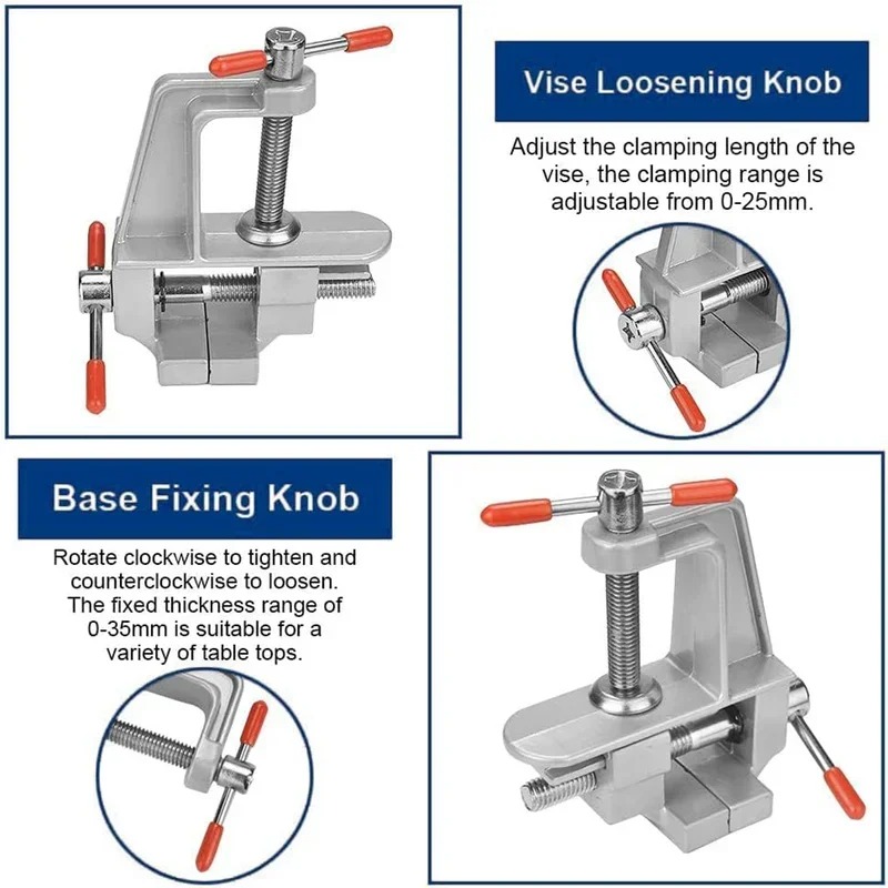 Mini Bench Vise Muliti-Funcati - Woodworking Bench Vise review and price