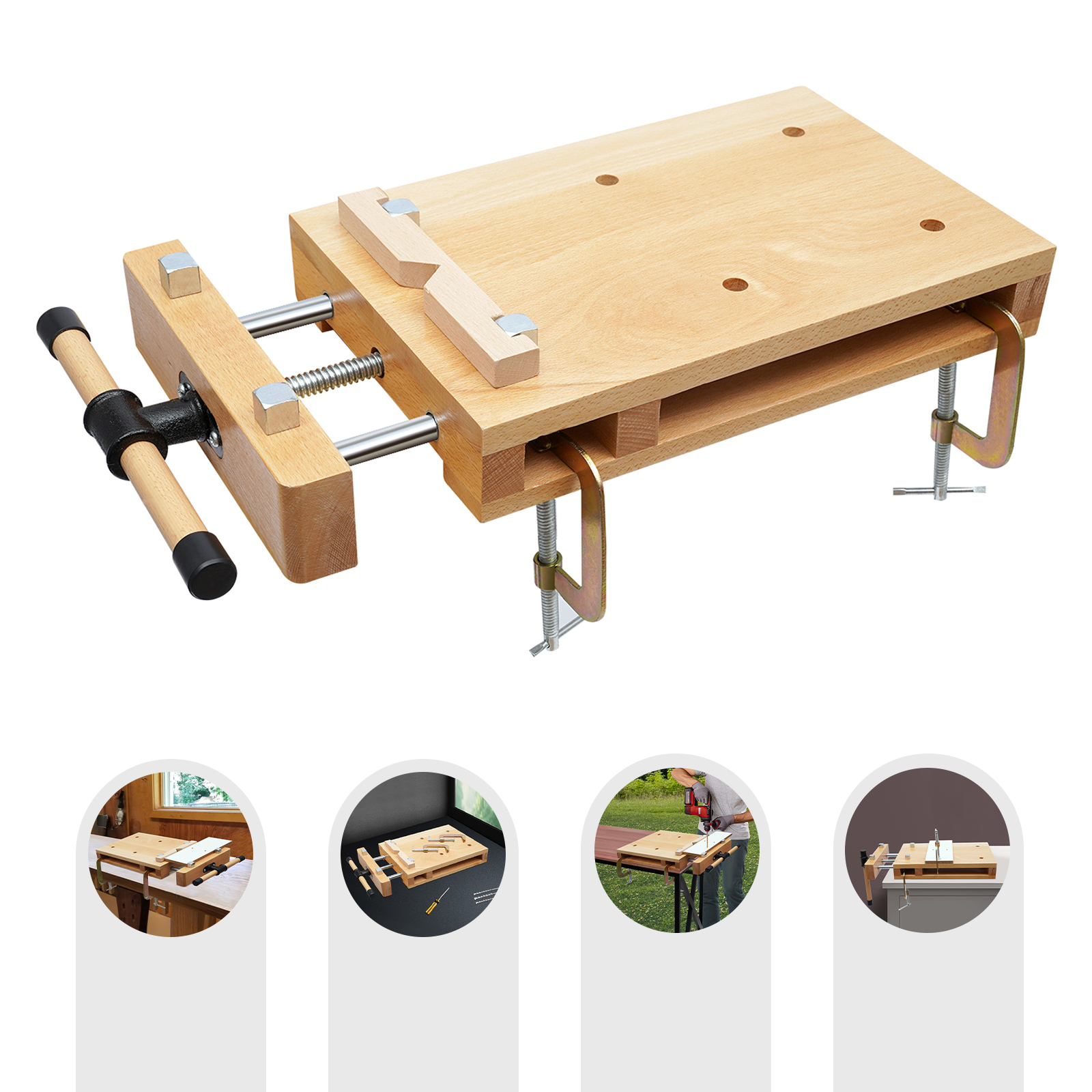 Wood Vise Workbench, Portable  - Woodworking Bench Vise review and price