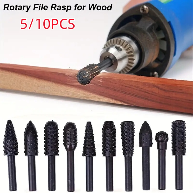 5PCS/10PCS 6mm Shank Rotary Bu - Woodworking Files And Rasps review and price
