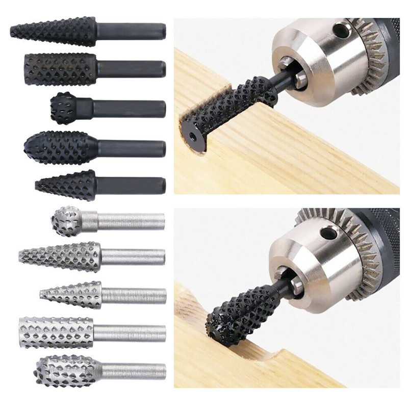 5PCS/10PCS 6mm Shank Rotary Bu - Woodworking Files And Rasps review and price