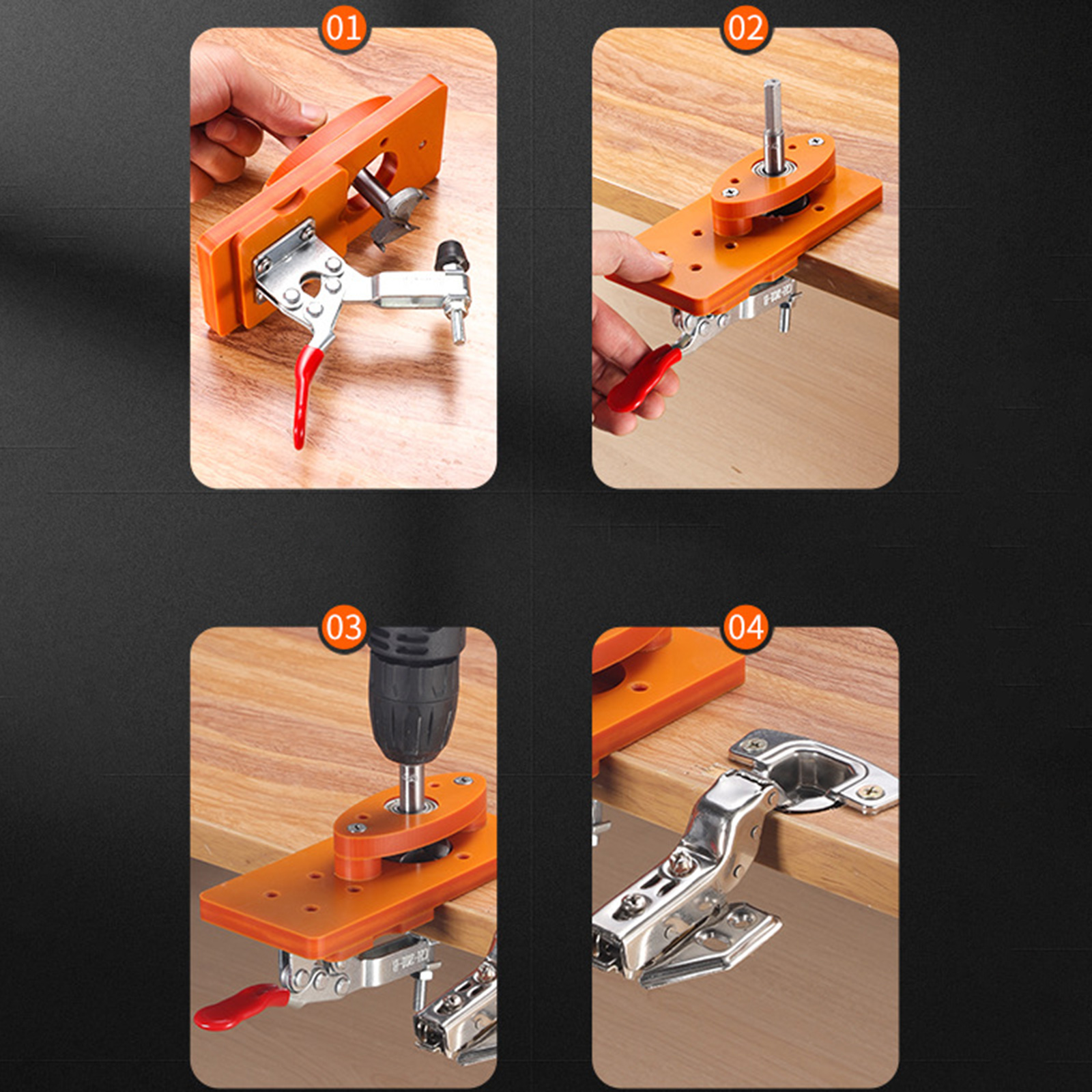 35mm Hinge Drilling Jig Long-L - Woodworking Equipment review and price