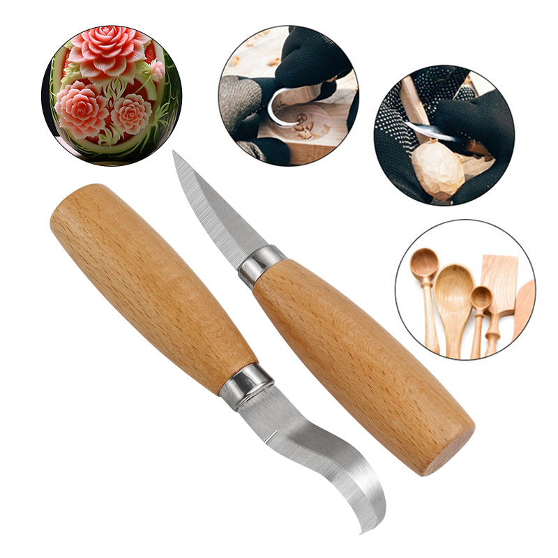 Stainless Iron Carving Knife B - Woodworking Kits review and price