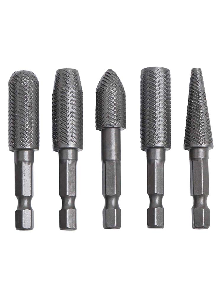 5Pcs Rotary Rasp 1/4inch Hex S - Woodworking Files And Rasps review and price