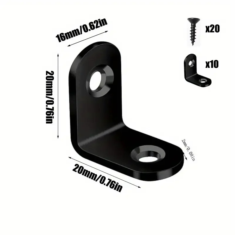 10/20pcs L Bracket Corner Brac - Woodworking Joints review and price