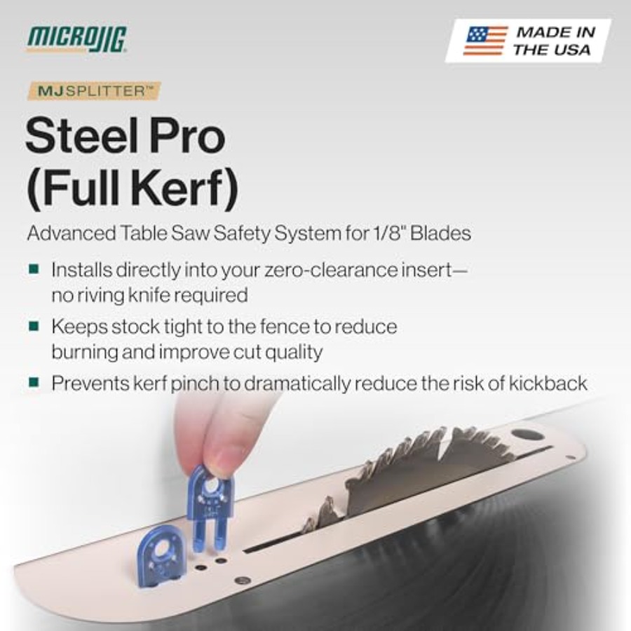 GRR-RIPPER MJ SPLITTER Steel P - Woodworking Kerf review and price