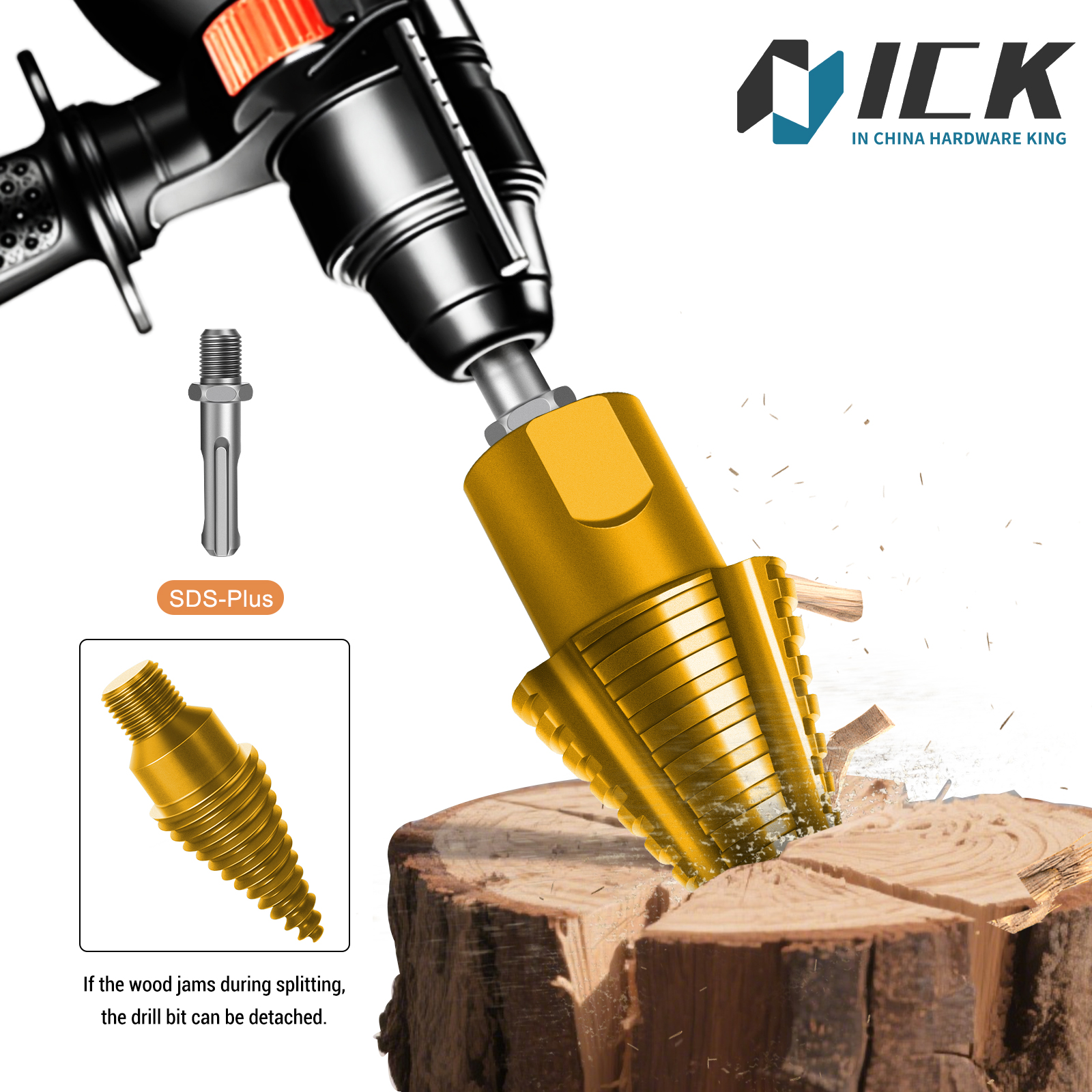 Firewood Splitting Drill Bit T - Woodworking Kerf review and price