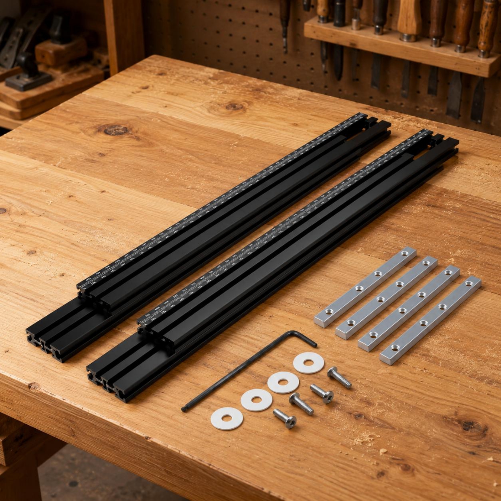 Routing Guide Tracks Metal Cut - Woodworking Kits review and price