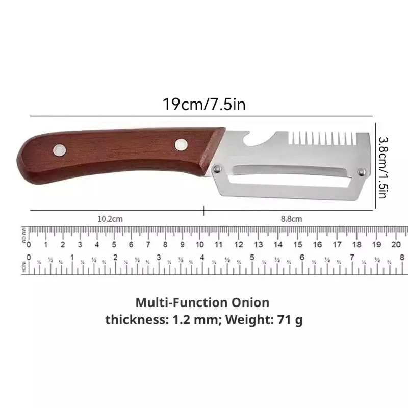2-in-1 Serrated Peeling Knife  - Woodworking Project review and price