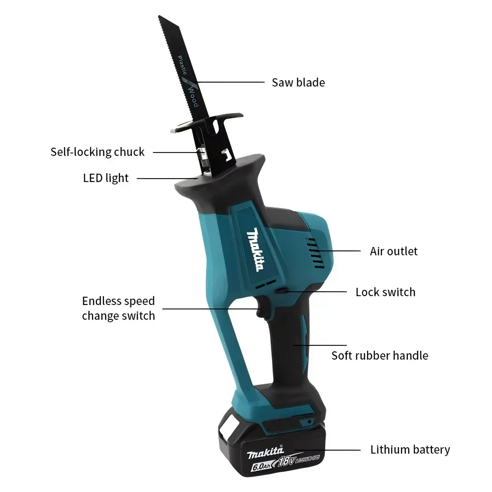 Makita DJR189 18V Cordless Ele - Woodworking Equipment review and price