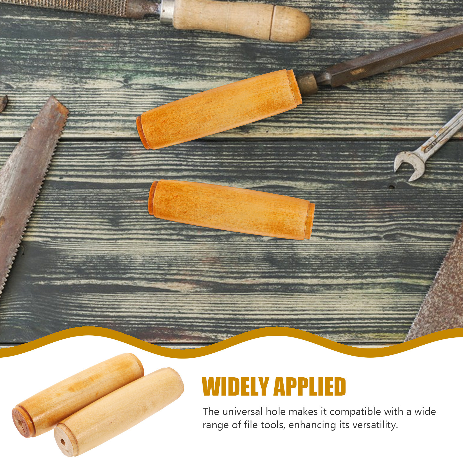 2Pcs Wooden File Handle Ergono - Woodworking Files And Rasps review and price
