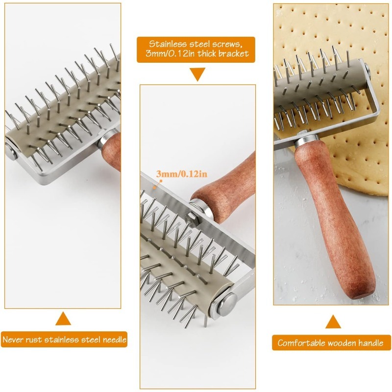 Pizza Bread Needle Puncher Rol - Woodworking Veneer Cutter review and price