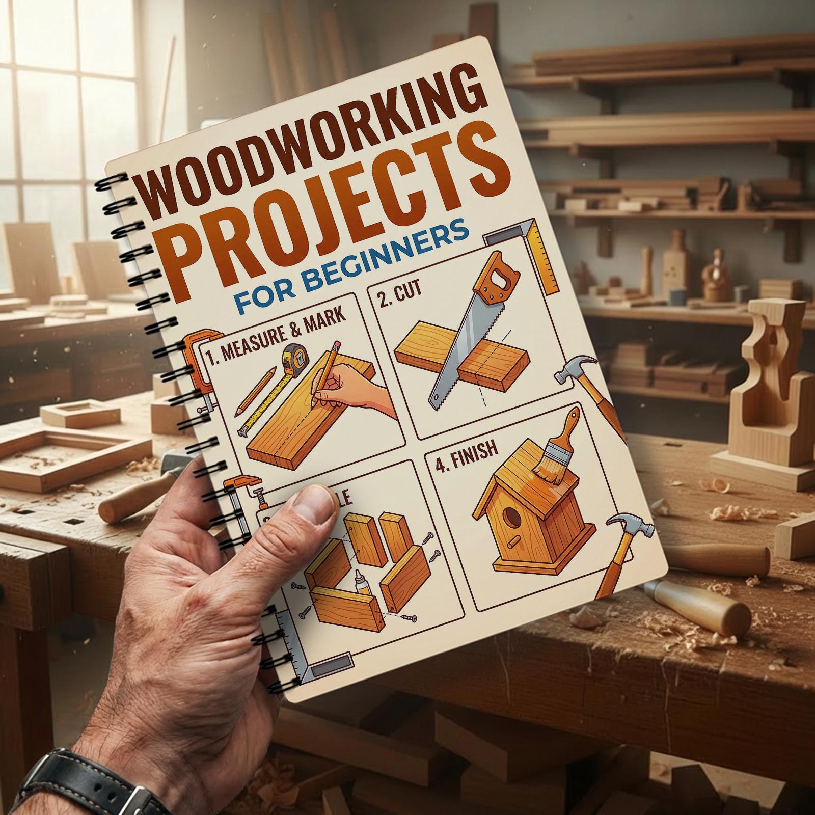 Woodworking Book for Beginners - Woodworking Project review and price