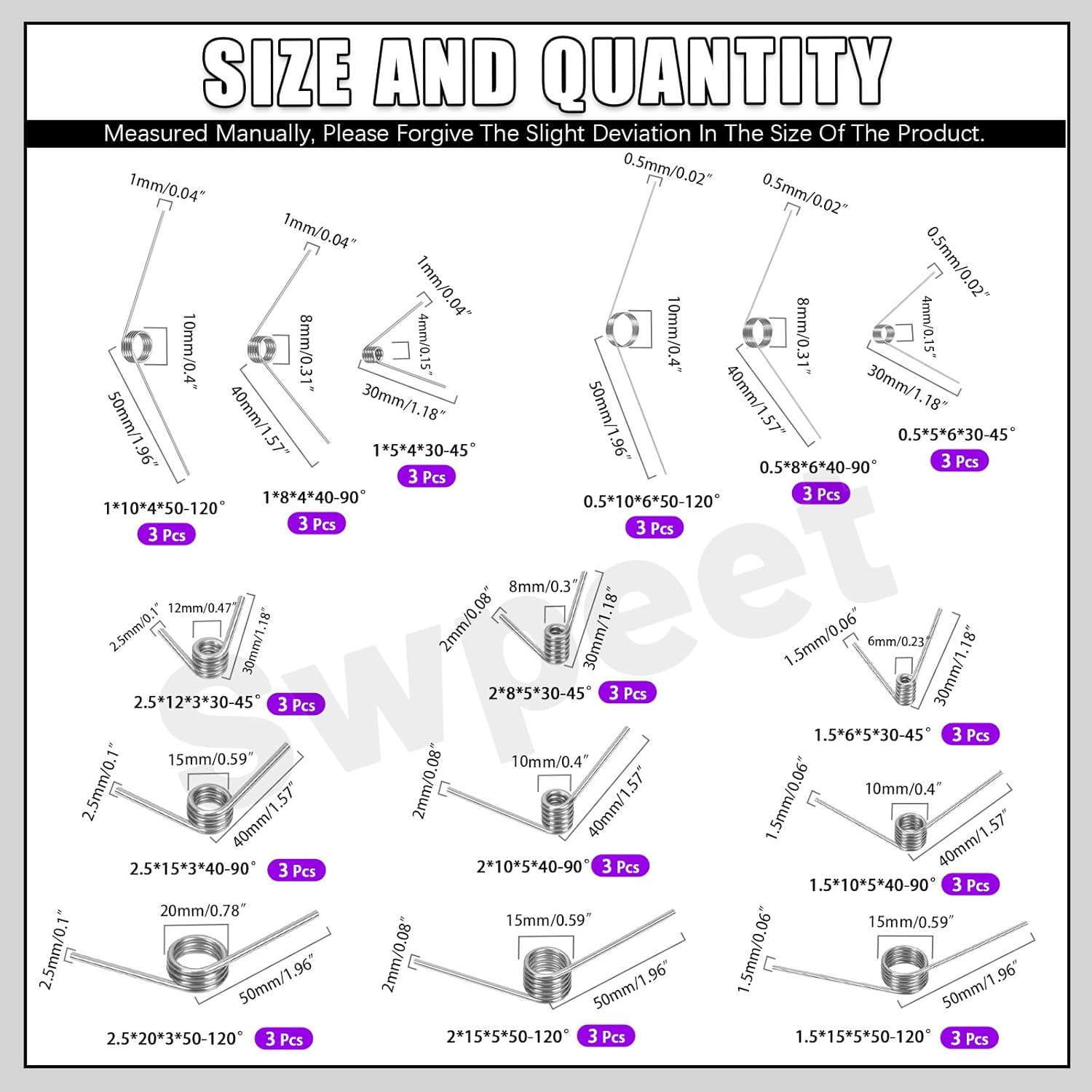 45Pcs 15 Sizes 45/90/120 Degre - Woodworking Kits review and price