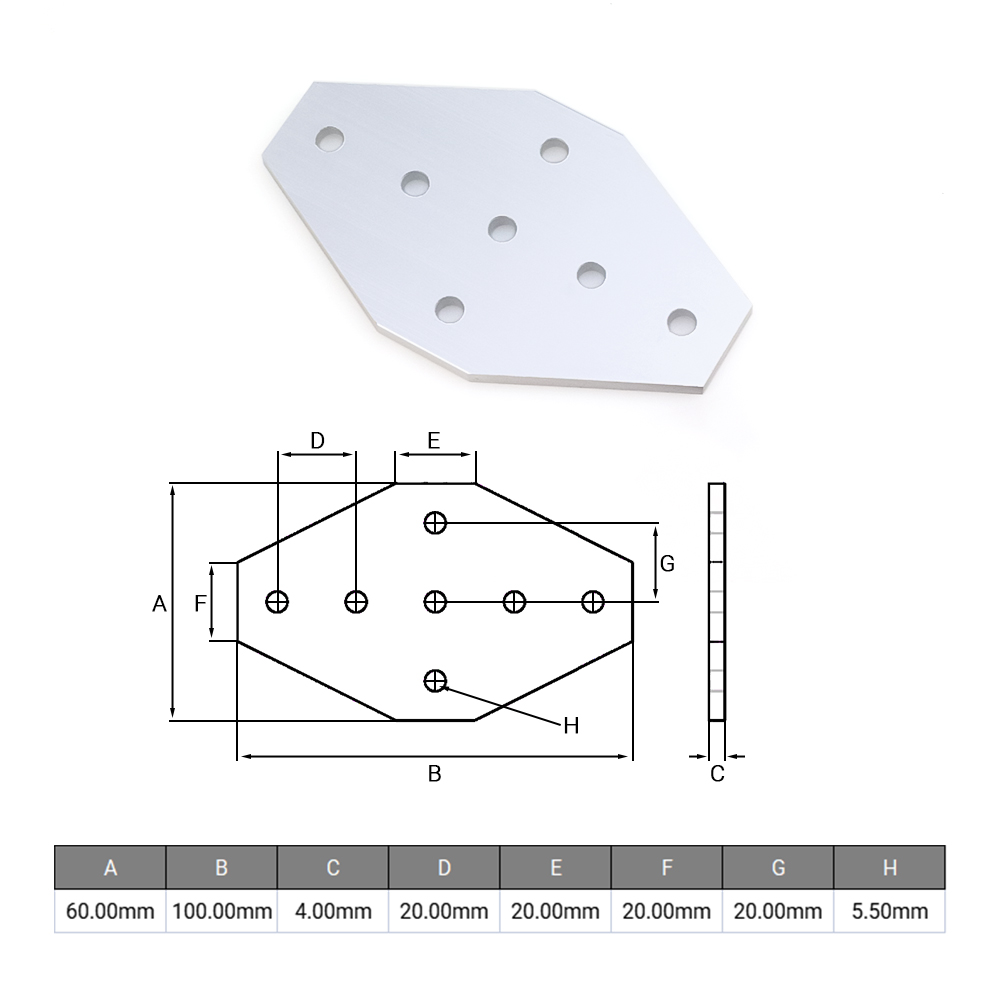 Openbuilds 7 Hole Cross Joinin - Woodworking Joints review and price